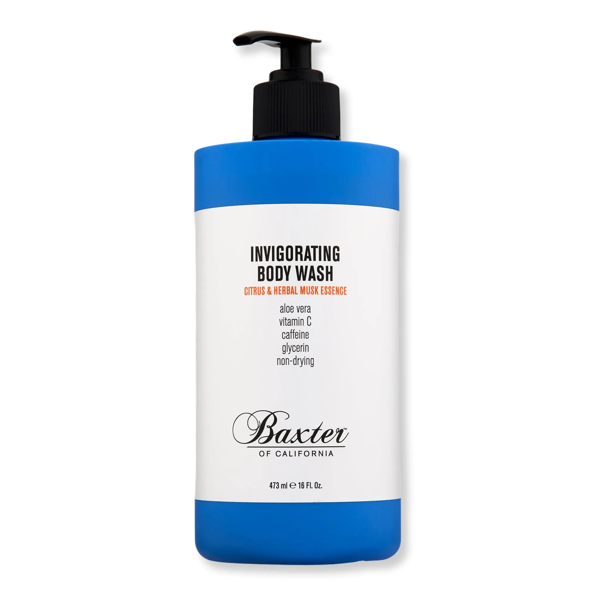 Baxter of California Invigorating Body Wash for Men Citrus & Herbal Musk