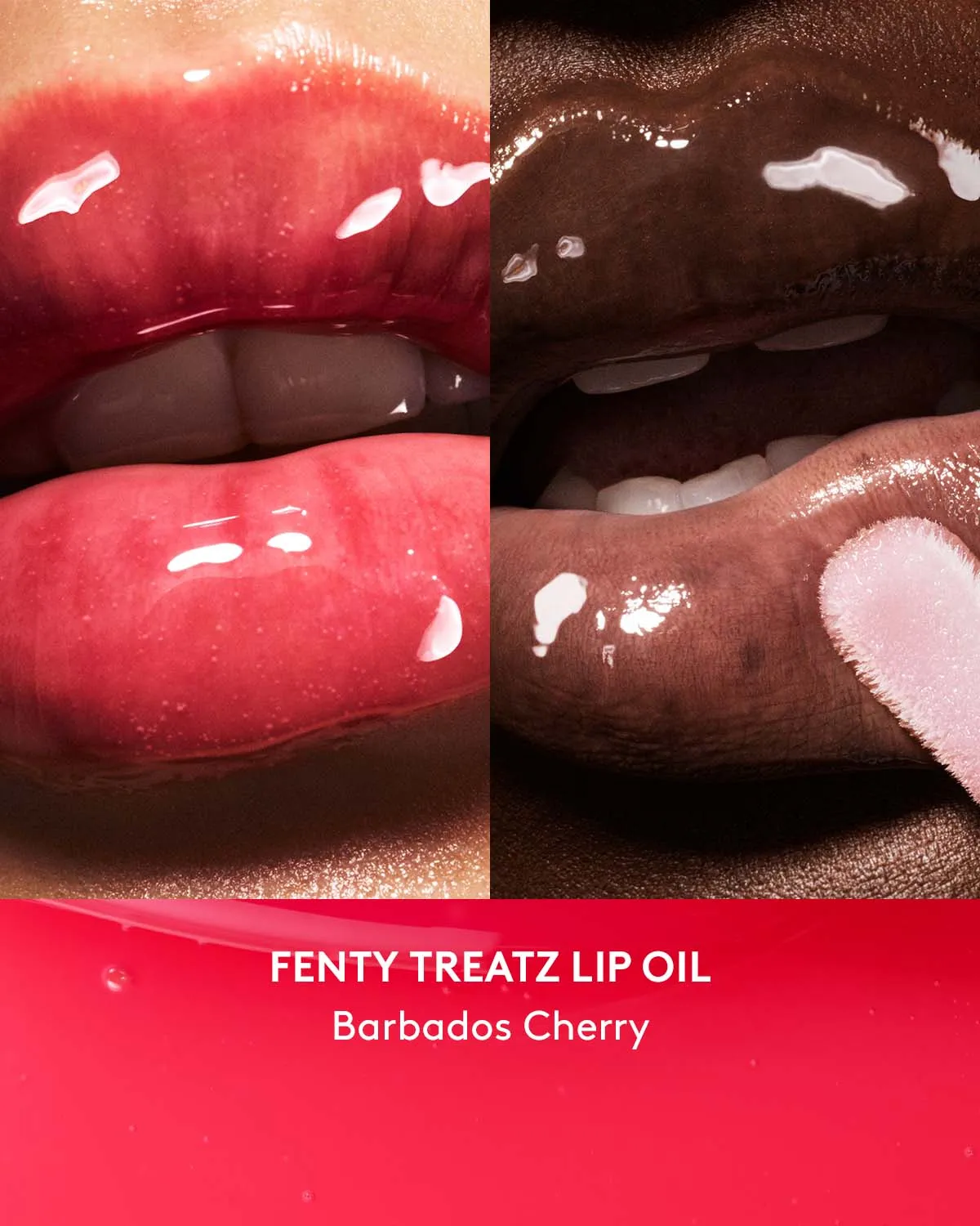Cherry Mouth 3-Piece Lip Set   Pouch