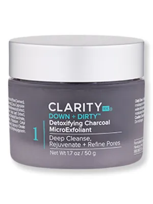 ClarityRx Down   Dirty Detoxifying Charcoal MicroExfoliant