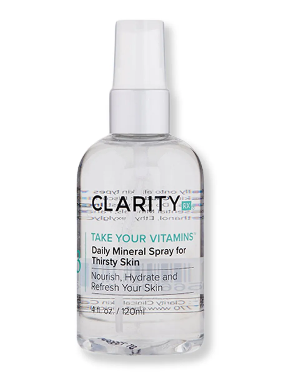 ClarityRx Take Your Vitamins Daily Mineral Spray For Thirsty Skin