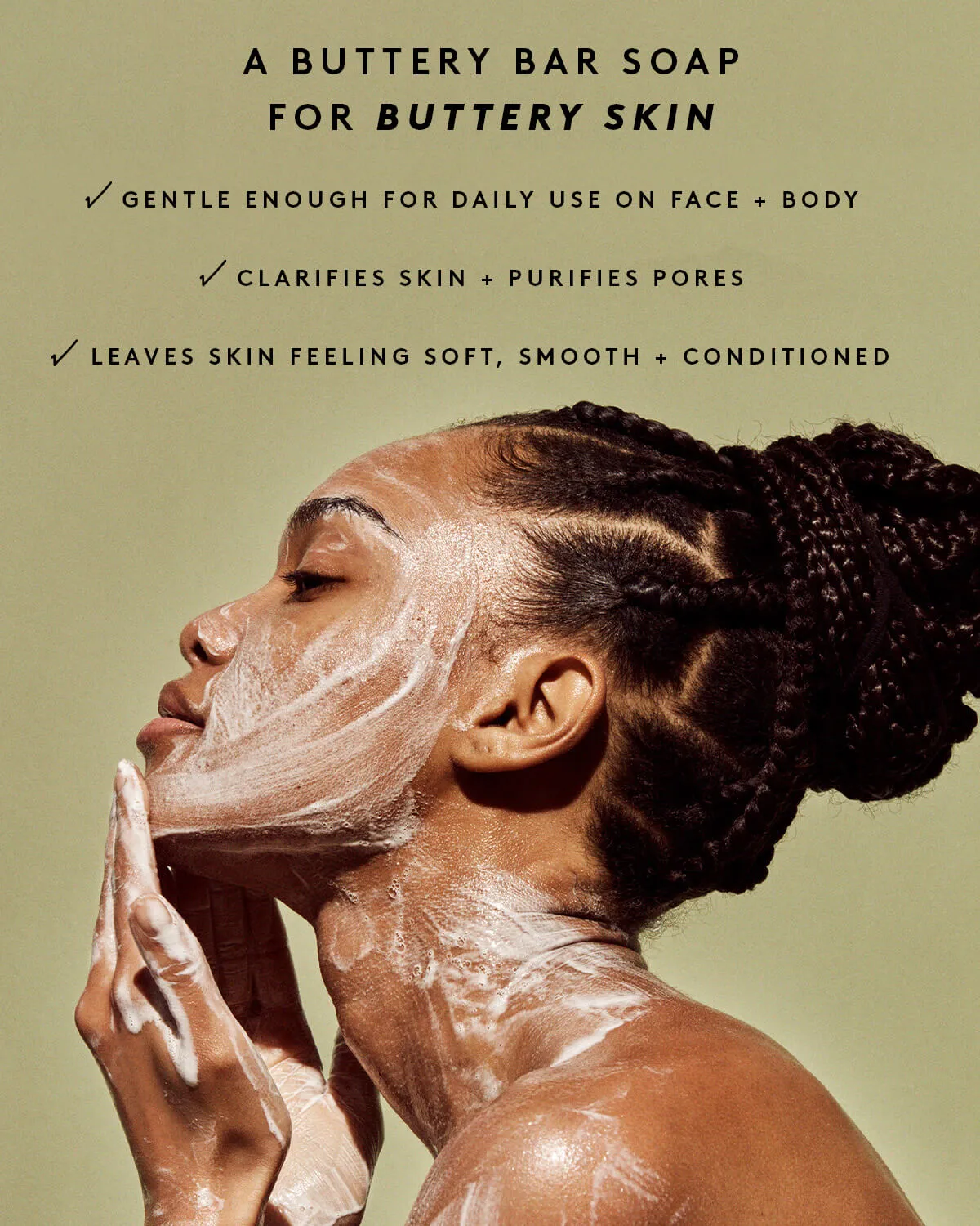 Cocoa Cleans'r Soothing All-Over Cleansing Bar with Coconut Oil   Shea Butter