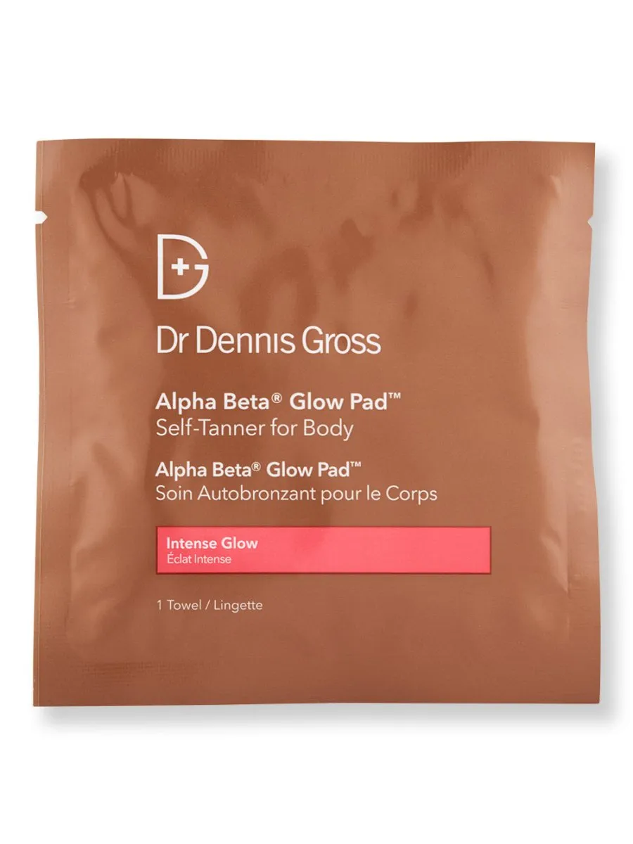 Dr. Dennis Gross Skincare Alpha Beta Glow Pad Self Tanner for Body Intense Glow