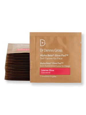 Dr. Dennis Gross Skincare Alpha Beta Glow Pad Self Tanner for Face Intense Glow