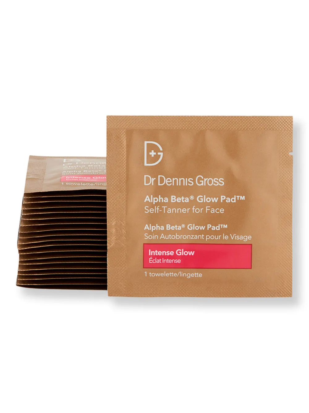 Dr. Dennis Gross Skincare Alpha Beta Glow Pad Self Tanner for Face Intense Glow