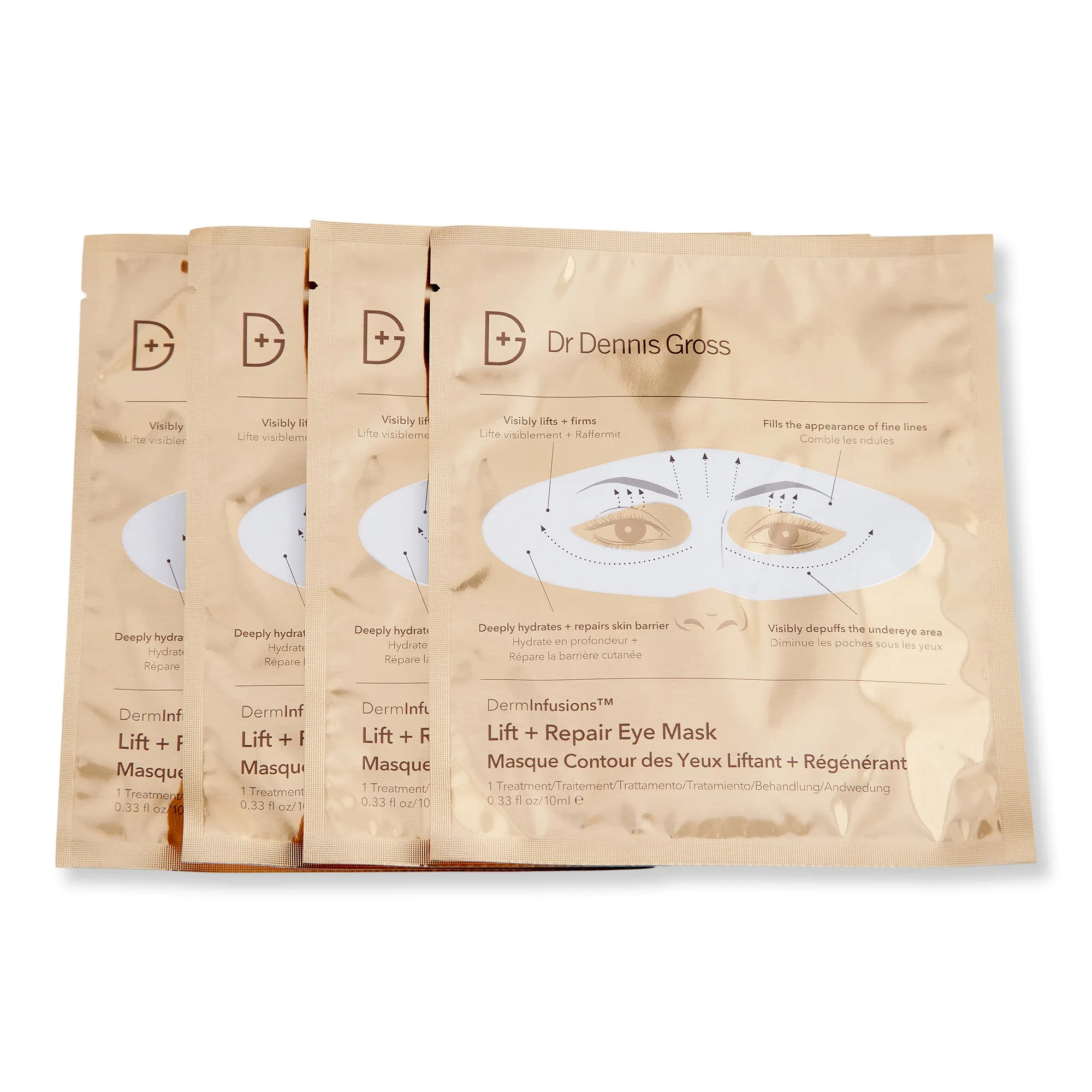 Dr. Dennis Gross Skincare DermInfusions Lift   Repair Eye Mask