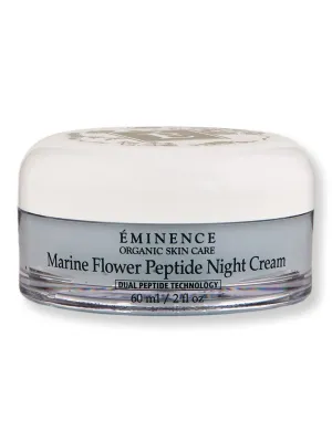 Eminence Organic Skin Care Marine Flower Peptide Night Cream 2 oz