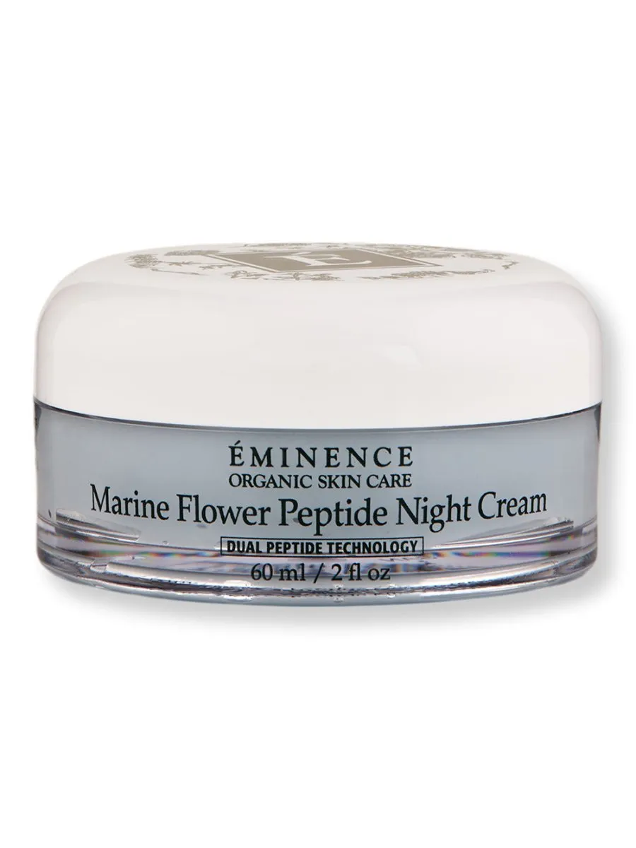 Eminence Organic Skin Care Marine Flower Peptide Night Cream 2 oz