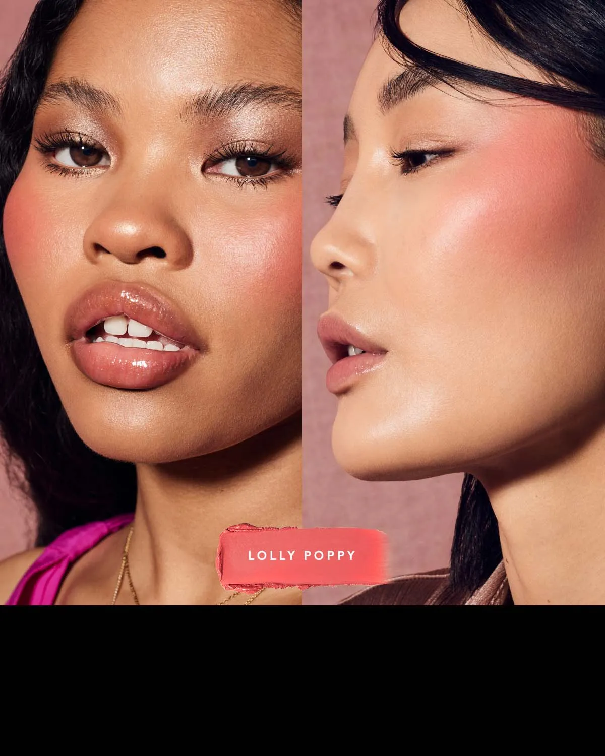 Fenty Cheeks Suede Powder Blush  Lolly Poppy