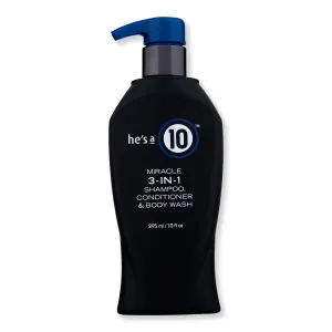 He's a 10 Miracle 3-IN-1 Shampoo. Conditioner & Body Wash 10 fl oz