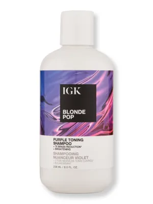 iGK Blonde Pop Purple Toning Shampoo