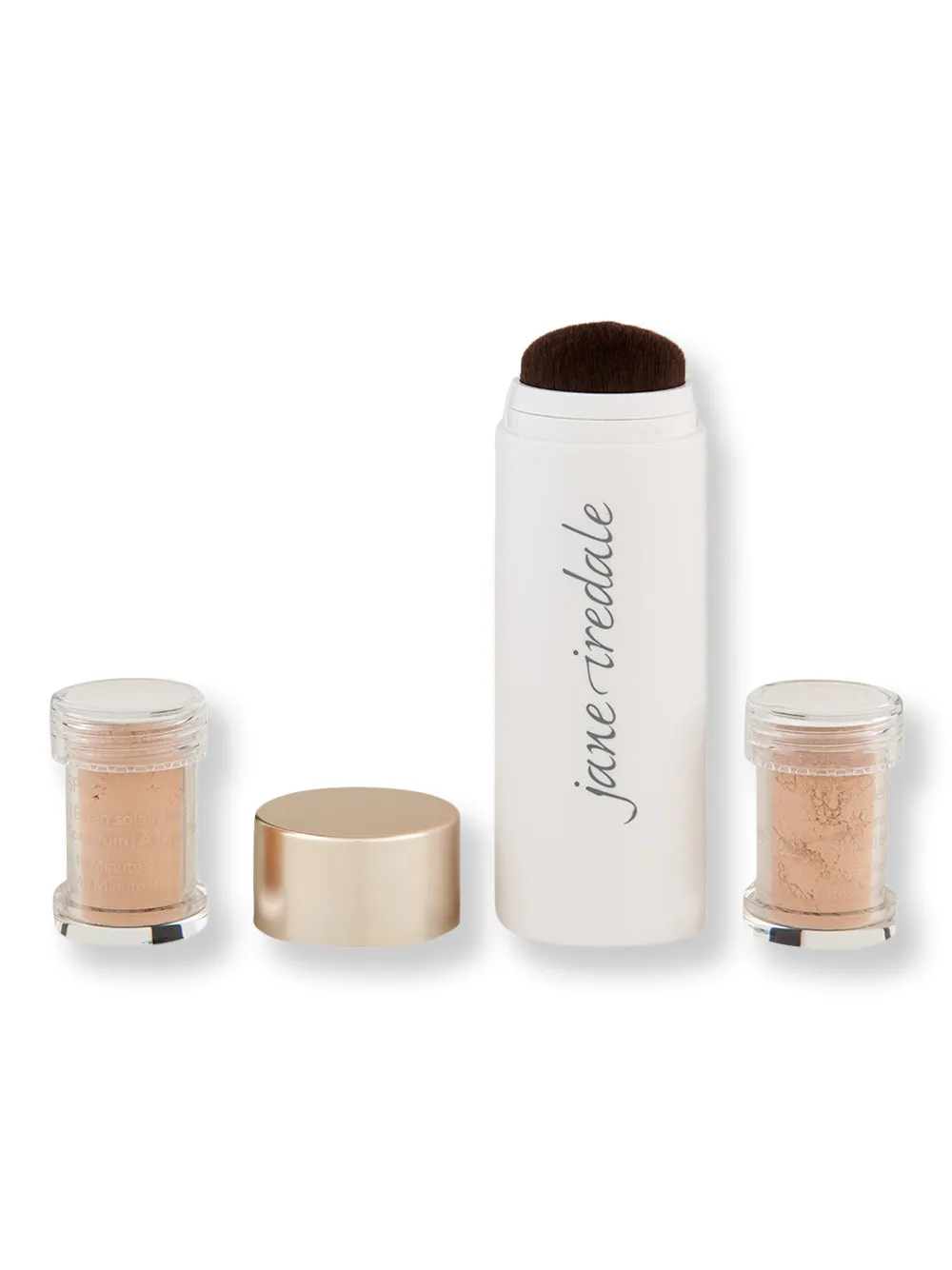 Jane Iredale Powder-Me SPF 30 Dry Sunscreen Refillable Brush   2 Refills