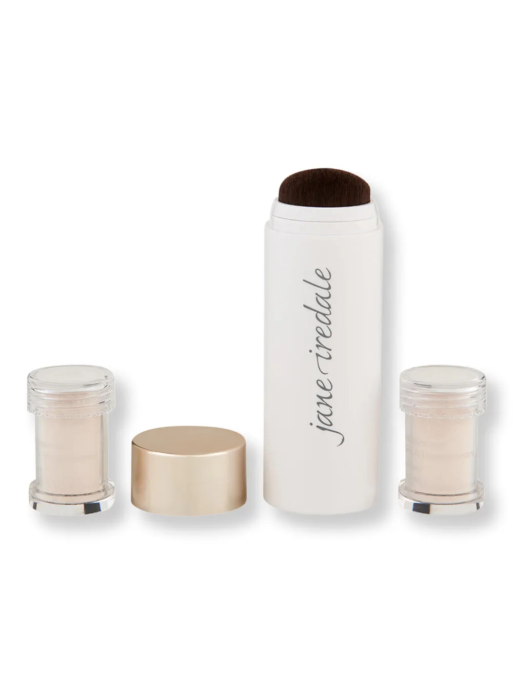 Jane Iredale Powder-Me SPF 30 Dry Sunscreen Refillable Brush   2 Refills