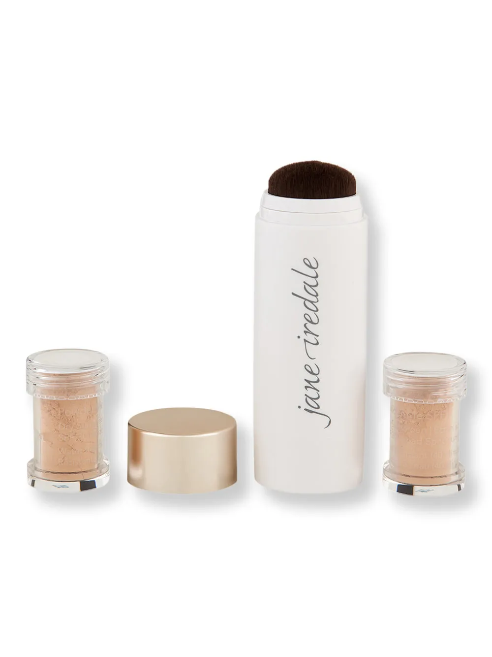 Jane Iredale Powder-Me SPF 30 Dry Sunscreen Refillable Brush   2 Refills