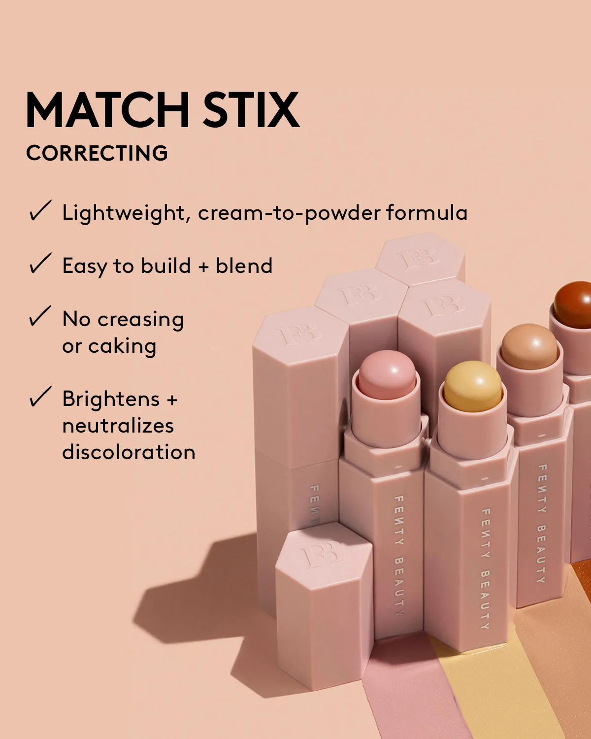 Match Stix Correcting Skinstick  Rose Quartz
