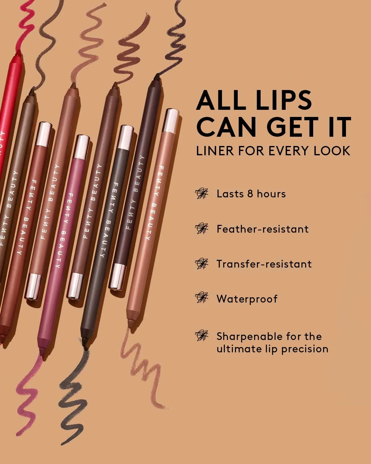 Trace'd Out Longwear Waterproof Pencil Lip Liner  Brown'd Out