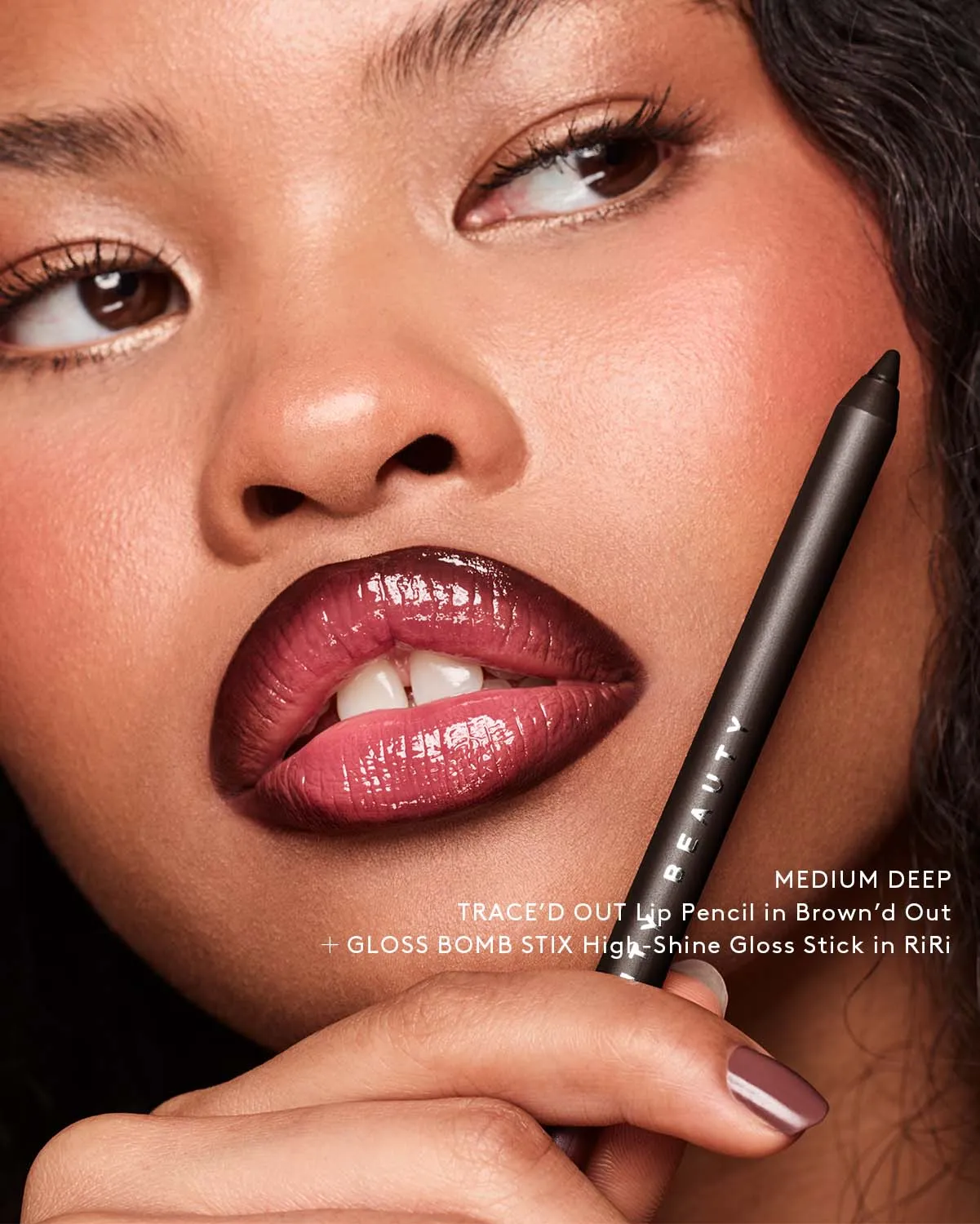 Trace'd Out Longwear Waterproof Pencil Lip Liner  Brown'd Out