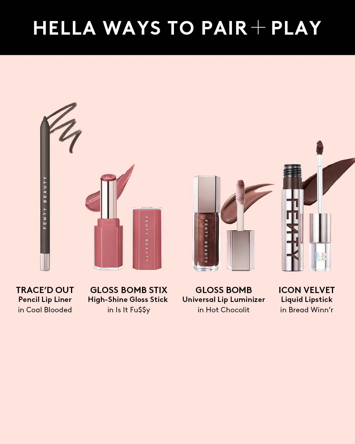 Trace'd Out Longwear Waterproof Pencil Lip Liner  Coal Blooded